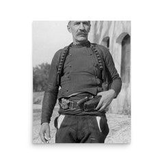 Isa Boletini poster on a plain backdrop in size 16"x20".