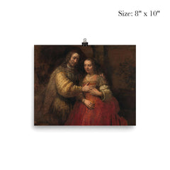 Isaac and Rebecca, Known as ‘The Jewish Bride’ by Rembrandt van Rijn poster 4