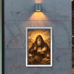 Isaac the Syrian solitary desert saint poster 2