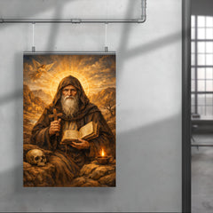 Isaac the Syrian solitary desert saint poster 4
