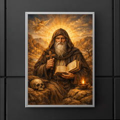 Isaac the Syrian solitary desert saint poster 5