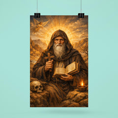 Isaac the Syrian solitary desert saint poster 6