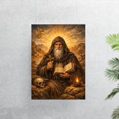 Isaac the Syrian solitary desert saint poster 7