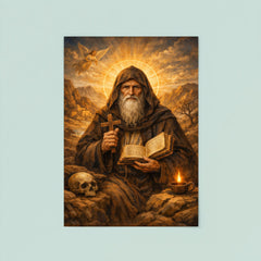 Isaac the Syrian solitary desert saint poster 8