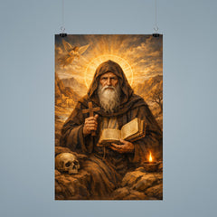 Isaac the Syrian solitary desert saint poster 9