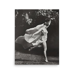 Isadora Duncan poster on a plain backdrop in size 16"x20".