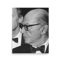 Isaiah Berlin poster on a plain backdrop in size 16"x20".