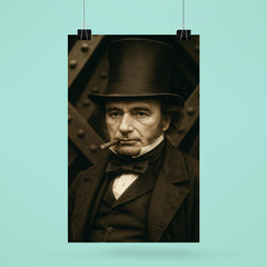 Isambard Kingdom Brunel portrait poster 6