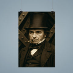 Isambard Kingdom Brunel portrait poster 9