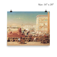 Israel in Egypt by Edward John Poynter poster 2