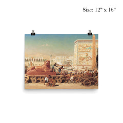 Israel in Egypt by Edward John Poynter poster 3