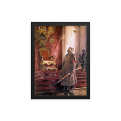 It Has Come to Pass by Sergei Lukin framed print on a plain backdrop in size 12"x16".