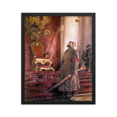 It Has Come to Pass by Sergei Lukin framed print on a plain backdrop in size 16"x20".