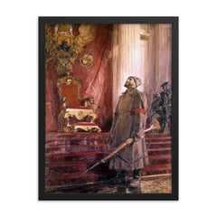 It Has Come to Pass by Sergei Lukin framed print on a plain backdrop in size 18"x24".