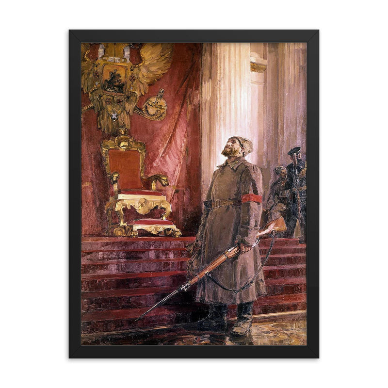 It Has Come to Pass by Sergei Lukin framed print on a plain backdrop in size 18