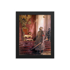 It Has Come to Pass by Sergei Lukin framed print on a plain backdrop in size 8"x10".