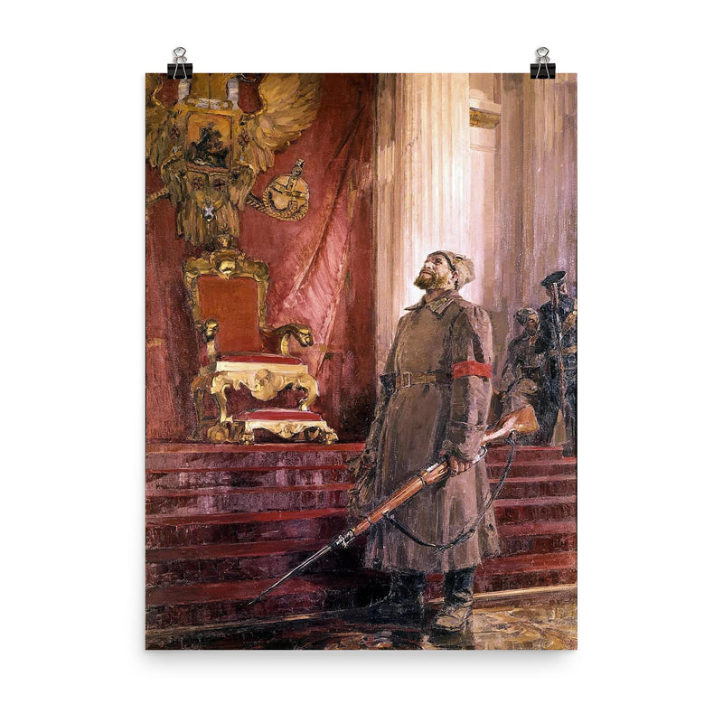 It Has Come to Pass by Sergei Lukin poster on a plain backdrop in size 8