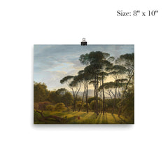 Italian Landscape with Umbrella Pines by Hendrik Voogd poster 4