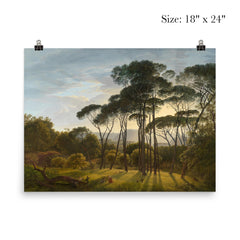 Italian Landscape with Umbrella Pines by Hendrik Voogd poster 5