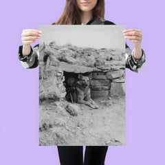 Italian Soldier with His Dog in a Ukrainian Outpost, 1942 poster 3