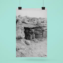 Italian Soldier with His Dog in a Ukrainian Outpost, 1942 poster 6