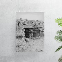 Italian Soldier with His Dog in a Ukrainian Outpost, 1942 poster 7