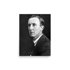 J R R Tolkien poster on a plain backdrop in size 12"x16".