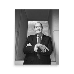 Jack Bogle poster on a plain backdrop in size 16"x20".