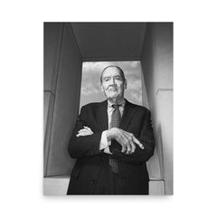 Jack Bogle poster on a plain backdrop in size 18"x24".