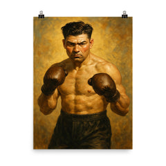 Jack Dempsey poster on a plain backdrop in size 8"x10".