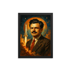 Jack Parsons framed print on a plain backdrop in size 12"x16".