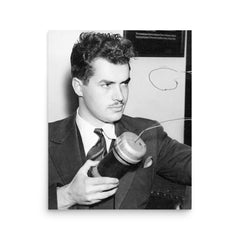 Jack Parsons poster on a plain backdrop in size 16"x20".