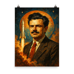 Jack Parsons poster on a plain backdrop in size 8"x10".