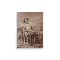 Jack Red Cloud poster on a plain backdrop in size 12"x16".