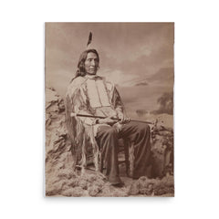 Jack Red Cloud poster on a plain backdrop in size 18"x24".