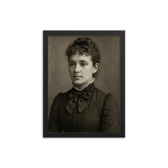 Jacqueline Gray framed print on a plain backdrop in size 12"x16".