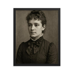 Jacqueline Gray framed print on a plain backdrop in size 16"x20".