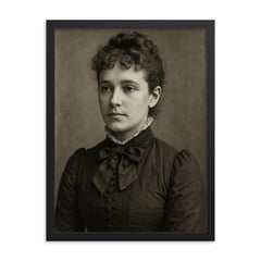 Jacqueline Gray framed print on a plain backdrop in size 18"x24".