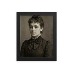 Jacqueline Gray framed print on a plain backdrop in size 8"x10".