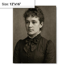 Jacqueline Gray metal print on a plain backdrop in size 12"x16".
