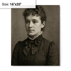 Jacqueline Gray metal print on a plain backdrop in size 16"x20".