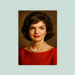 Jacqueline Kennedy portrait poster 8