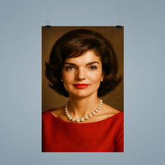 Jacqueline Kennedy portrait poster 9