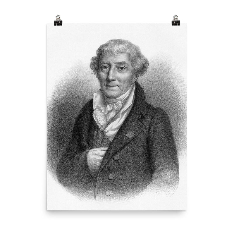 Jacques-Nöel Sané official portrait poster on a plain backdrop in size 8