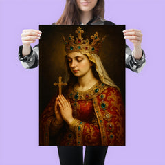 Jadwiga of Poland in jeweled prayer poster 3