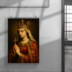Jadwiga of Poland in jeweled prayer poster 4