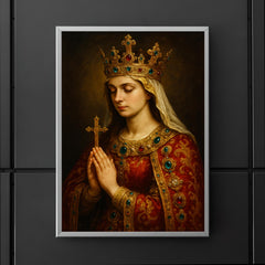 Jadwiga of Poland in jeweled prayer poster 5