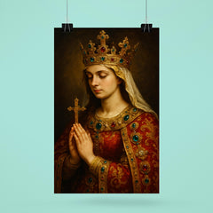 Jadwiga of Poland in jeweled prayer poster 6