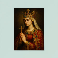 Jadwiga of Poland in jeweled prayer poster 8