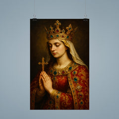 Jadwiga of Poland in jeweled prayer poster 9